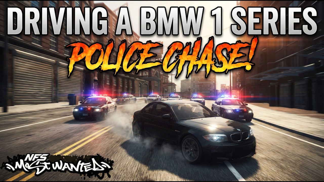 Driving A BMW 1 Series In NFS : Most Wanted
