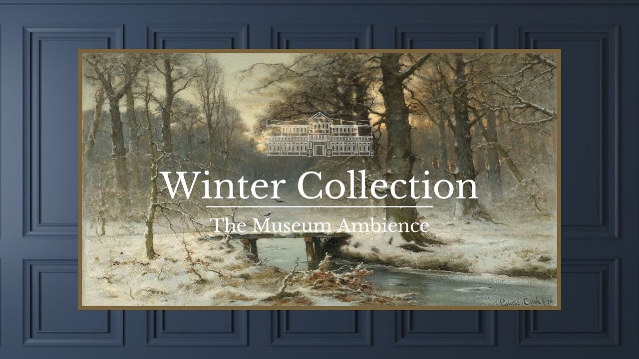Winter Snowy Landscape • Winter Ambience • Vintage Art for TV • 2 hours of HD steady painting •