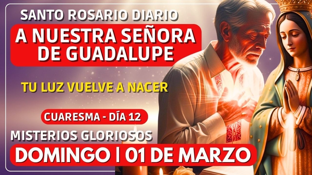 Lo Que el DOLOR Intentó Apagar… Dios Lo RESUCITA Hoy | SANTO ROSARIO DE HOY 01 DE MARZO