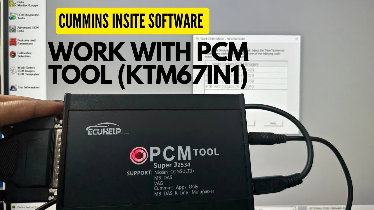 अब PCM TOOL से भी INSITE सॉफ़्टवेयर चलाना हुआ बहुत ही आसान😱👆#insite #technoindia #pcmtool