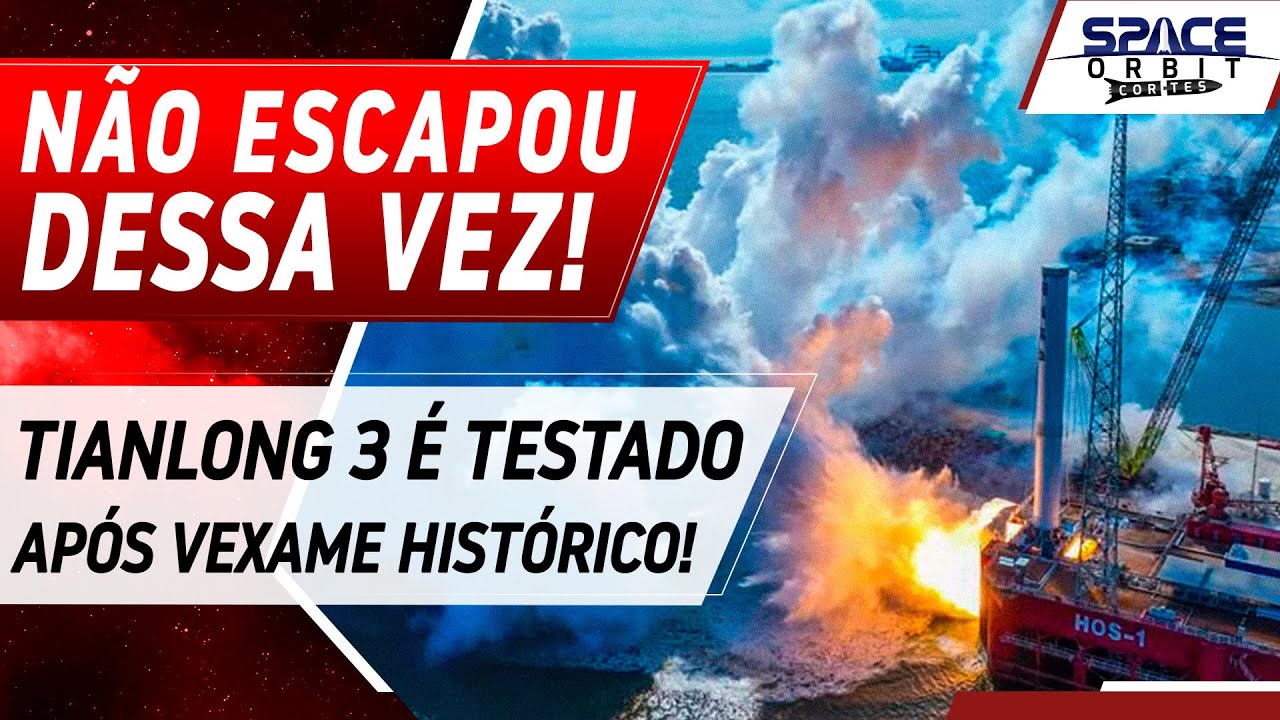 FOGUETE CHIN&Ecirc;S TIANLONG 3 FAZ TESTE SEM SAIR VOANDO!!!