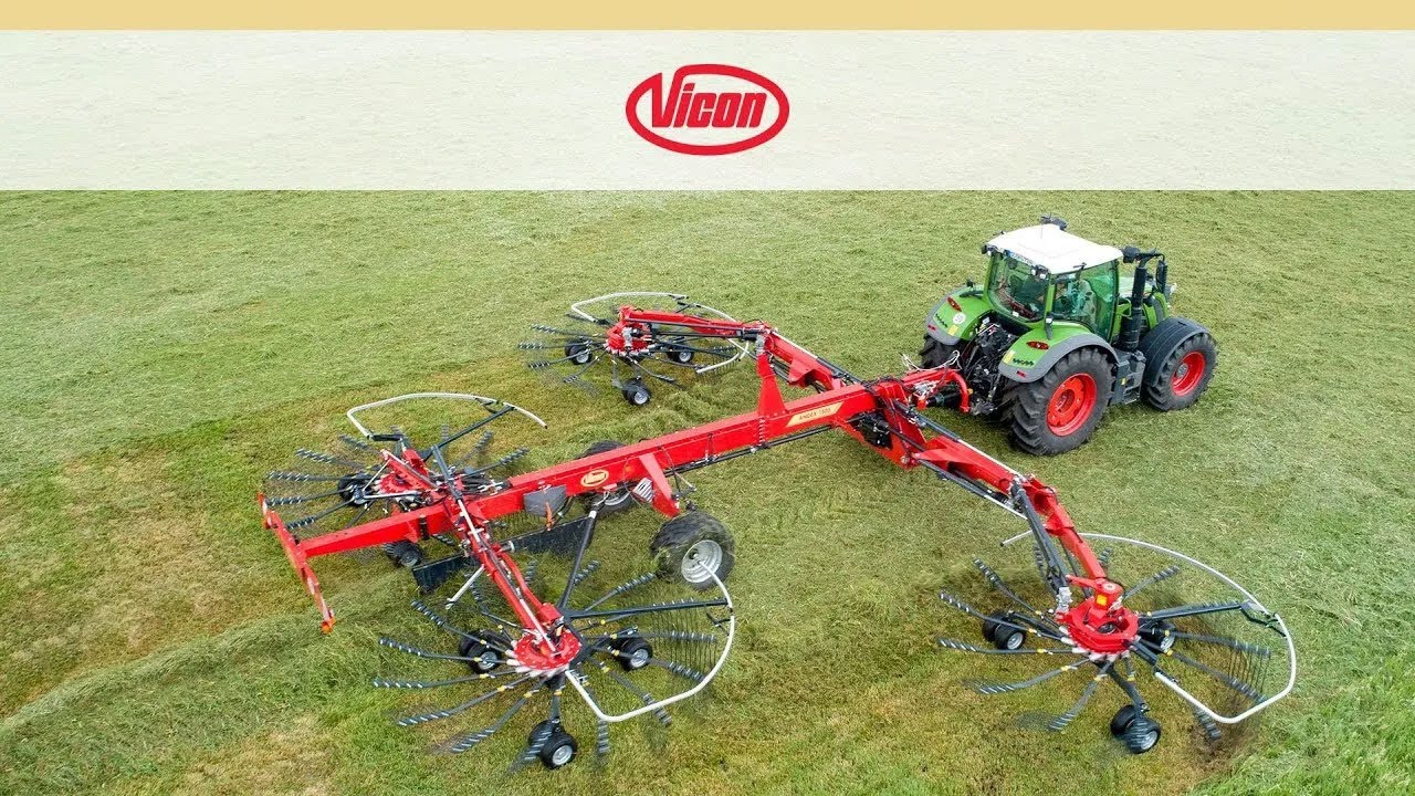 Andex 1505 Vicon Andaineur quatre rotors (FR)