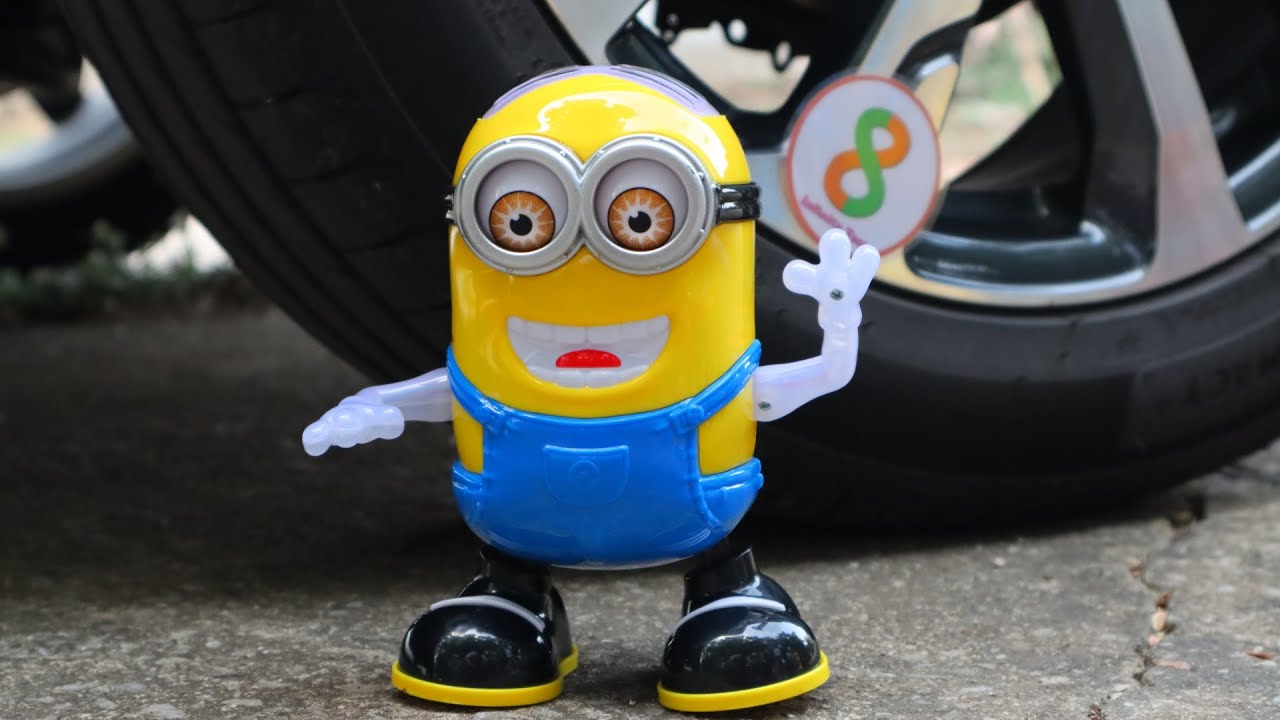 Minion, Robot, Robot Dance, Banana | Crushing Crunchy and Soft Things by Car | Infinity Test
