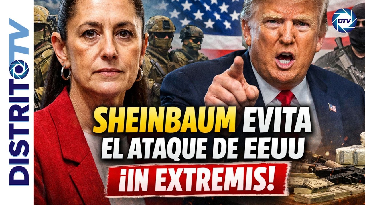 🔴ÚLTIMA HORA MÉXICO🔴 SHEINBAUM EVITA LOS ATAQUES DE EEUU AL NARCO CON LA MUERTE DEL EL MENCHO
