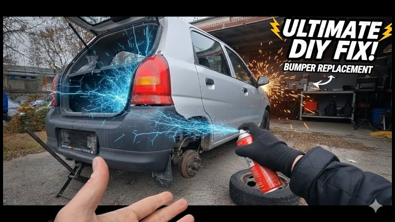 Rear Bumper Removal & Installation | DIY Car Body Repair.