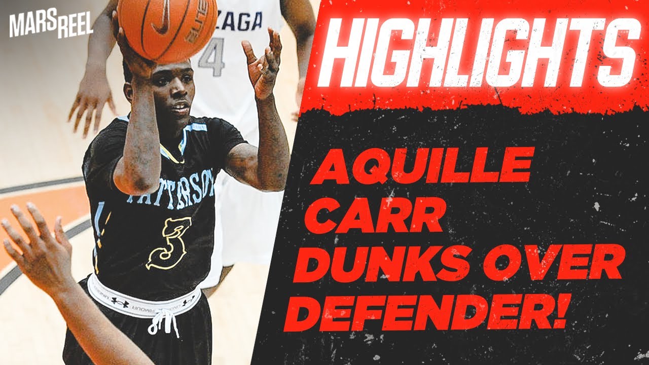 Aquille Carr DUNKS over Defender! | Mars Reel