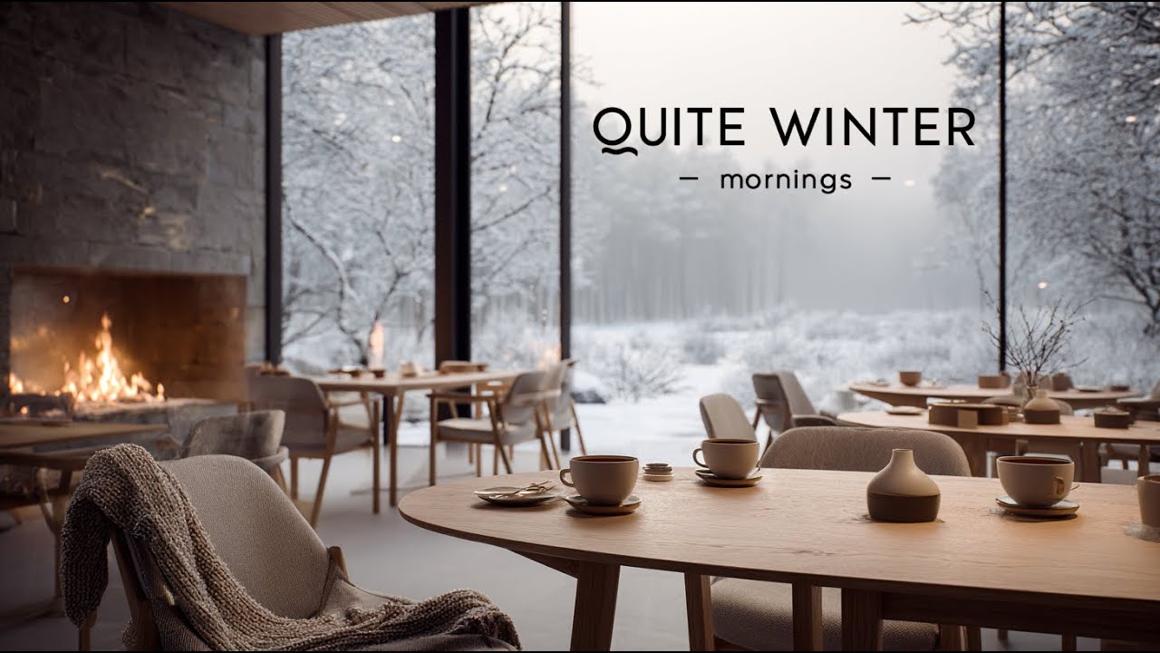 Quiet Winter Mornings ☕❄️ Soft Music for Peaceful Winter Days