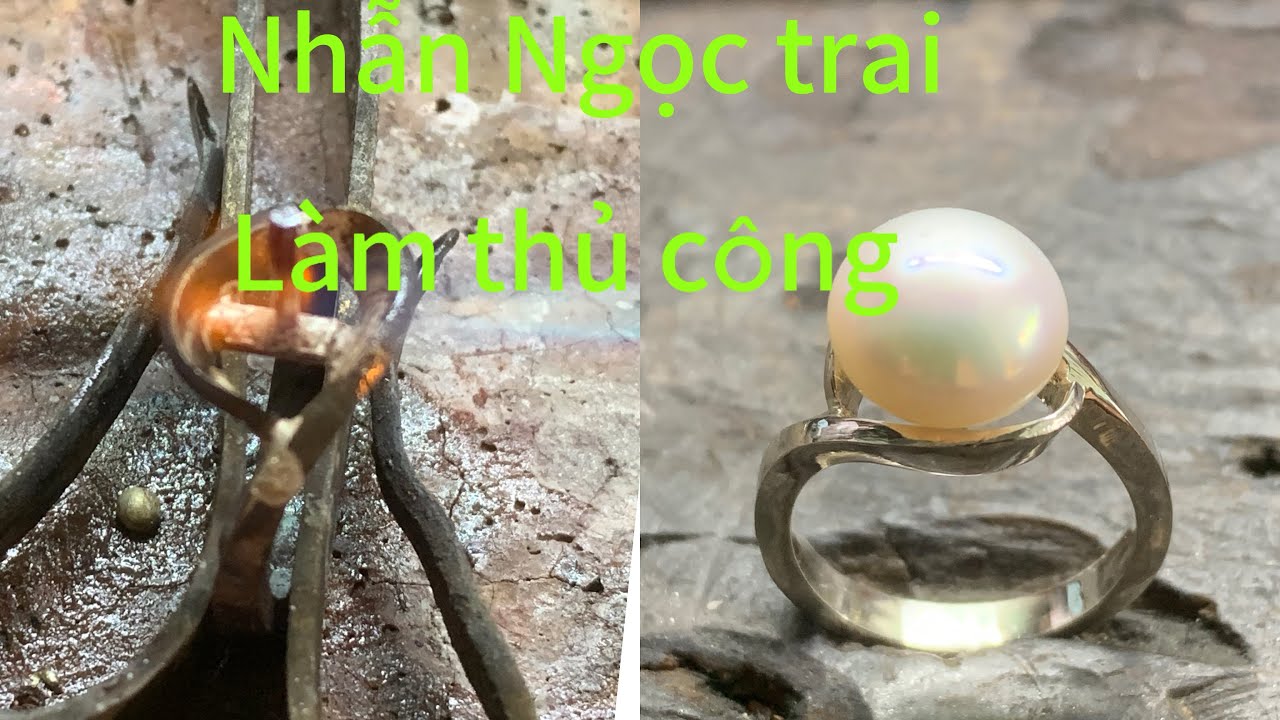 @Dung_Jewelry chia sẻ cách làm thủ công nhẫn nữ Ngọc trai đơn giản 