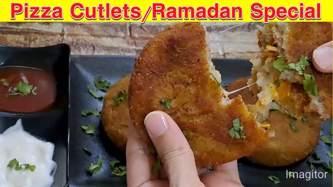 pizza cutlets recipe/make and freeze for Ramadan/Iftar Recipe #Easy pizza cutlets recipe