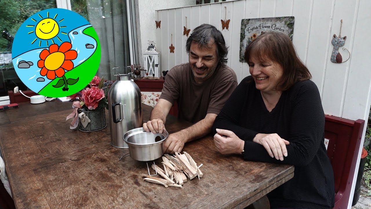 Blackout-Vorsorge - Wasser kochen ohne Strom mit der Feuerkanne Petromax fk-le150