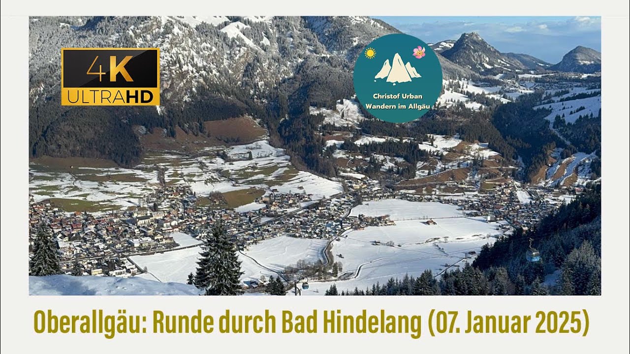 Oberallg&auml;u: Runde durch Bad Hindelang (07. Januar 2025)