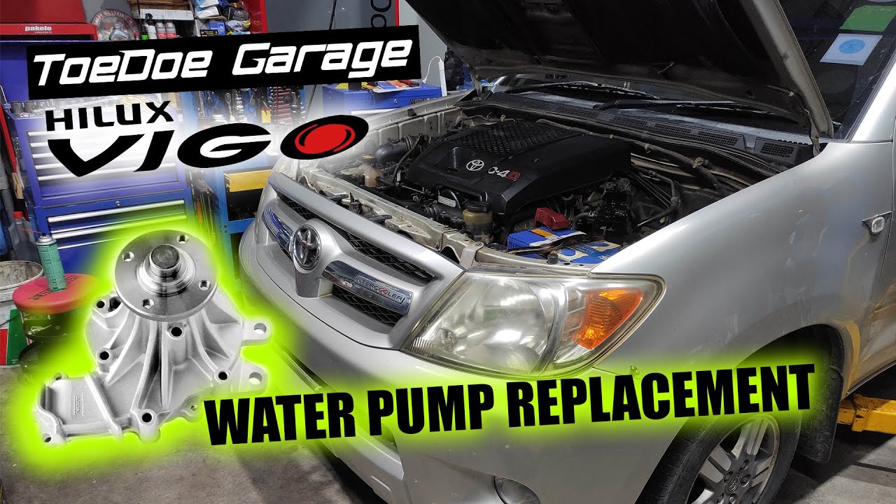 TOYOTA VIGO water pump replacement