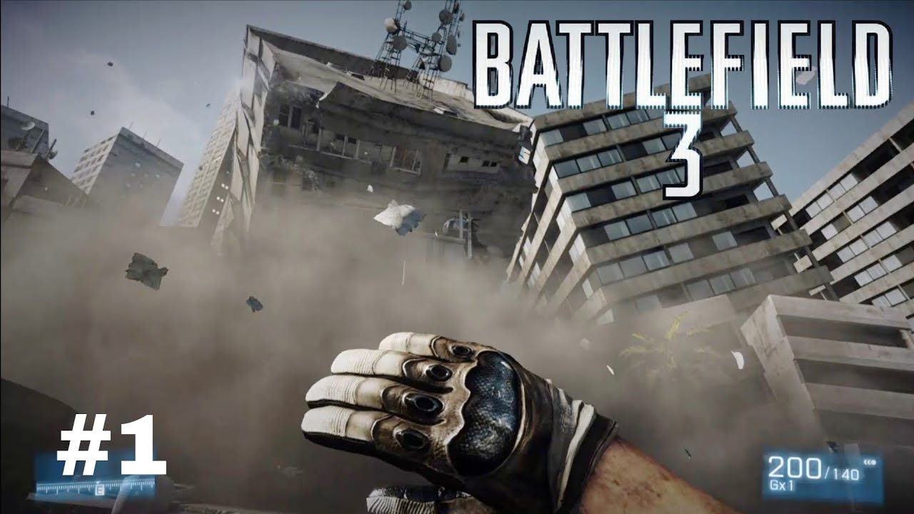Battlefield 3 Campaign Mode Gameplay Walkthrough Full Game Part 1