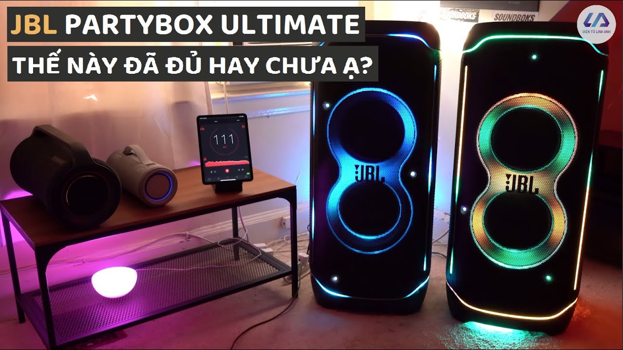 Đánh giá loa JBL Partybox Ultimate, và sự kết hợp với bàn DJ Pioneer RX3