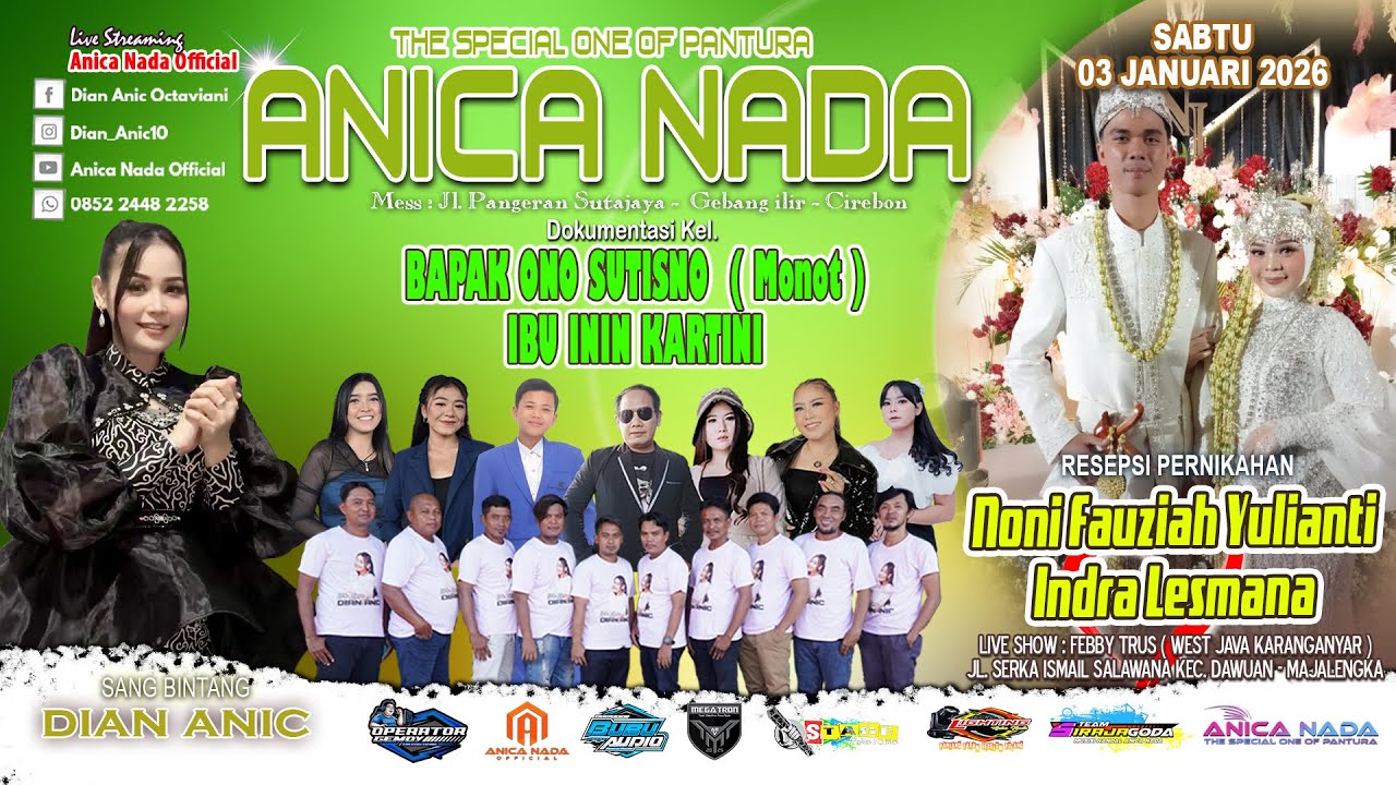 🔴LIVE ANICA NADA ( DIAN ANIC ) | EDISI SIANG 03 JANUARI 2026 | SALAWANA | DAWUAN | MAJALENGKA