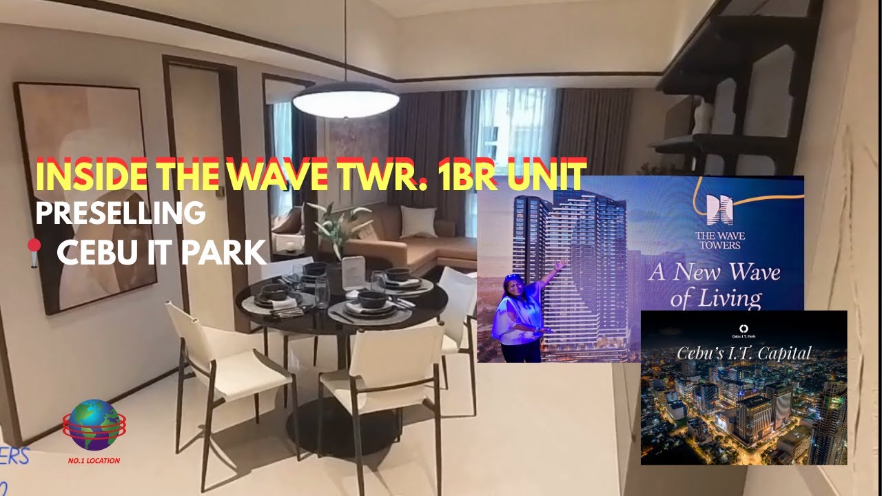 The Wave Towers | 1 Bedroom Condo Tour | Cebu IT Park Stylish   Prime Investment in Cebu #cebuitpark