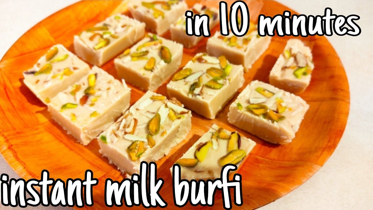 Быстрое ванильное мороженое Бурфи за 10 минут | Супермягкое и вкусное Бурфи | Быстрое Бурфи