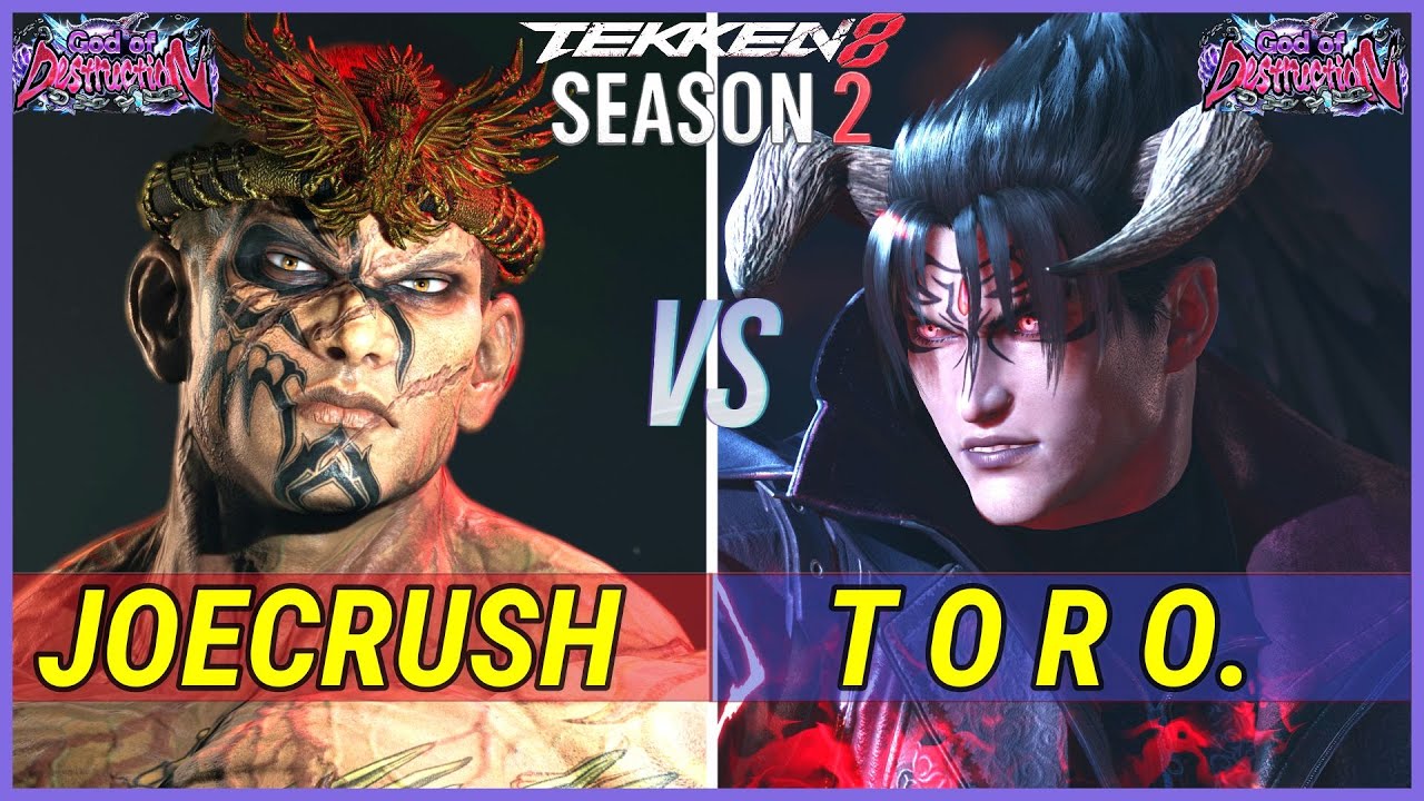Tekken 8 | JoeCrush (Fahkumram) vs Toro (Devil Jin) Ranked Matches