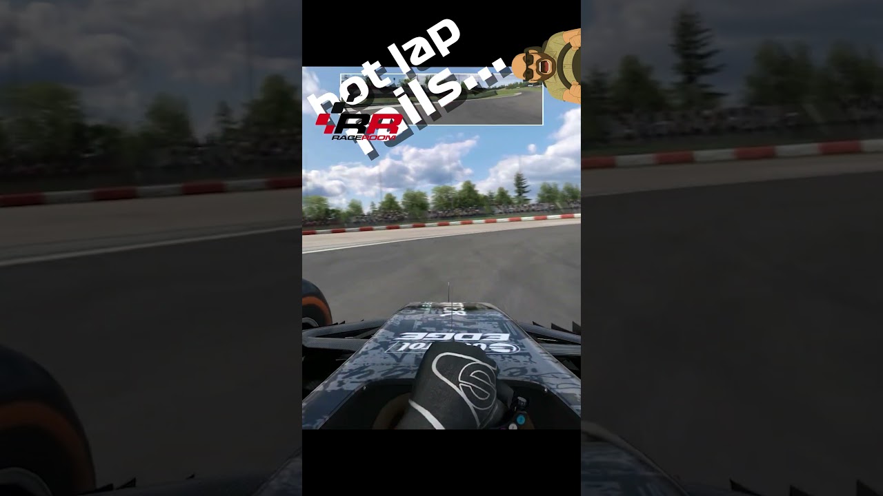 RaceRoom hot lap fails