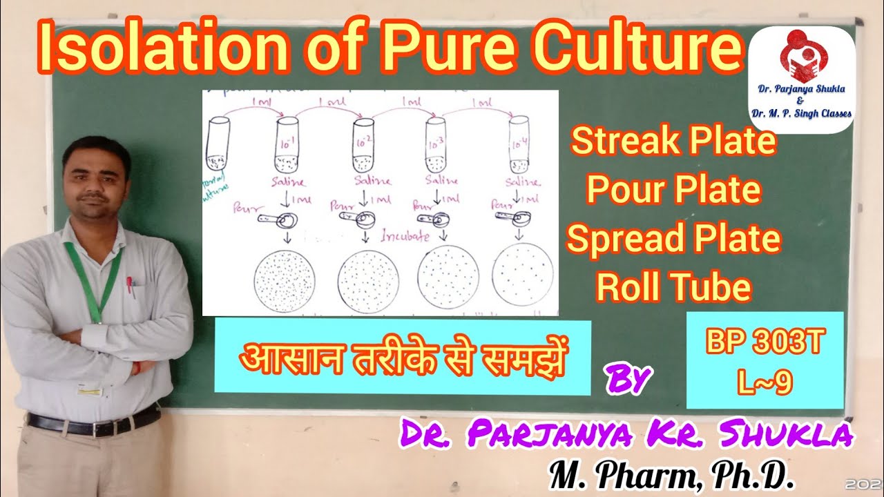 Isolation Methods for Pure Culture | Pure Culture Techniques | In Easy way | BP 303T | L~9