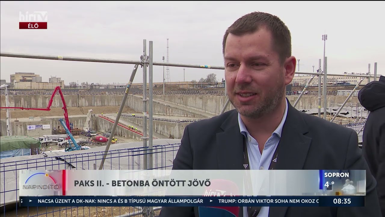 Paks II. már jogilag és gyakorlatilag is építés alatt álló erőmű - HírTV