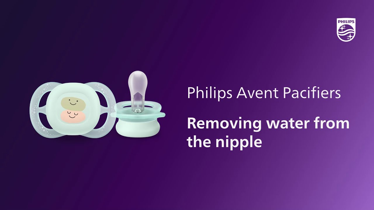 Philips Avent Pacifiers: Removing Water