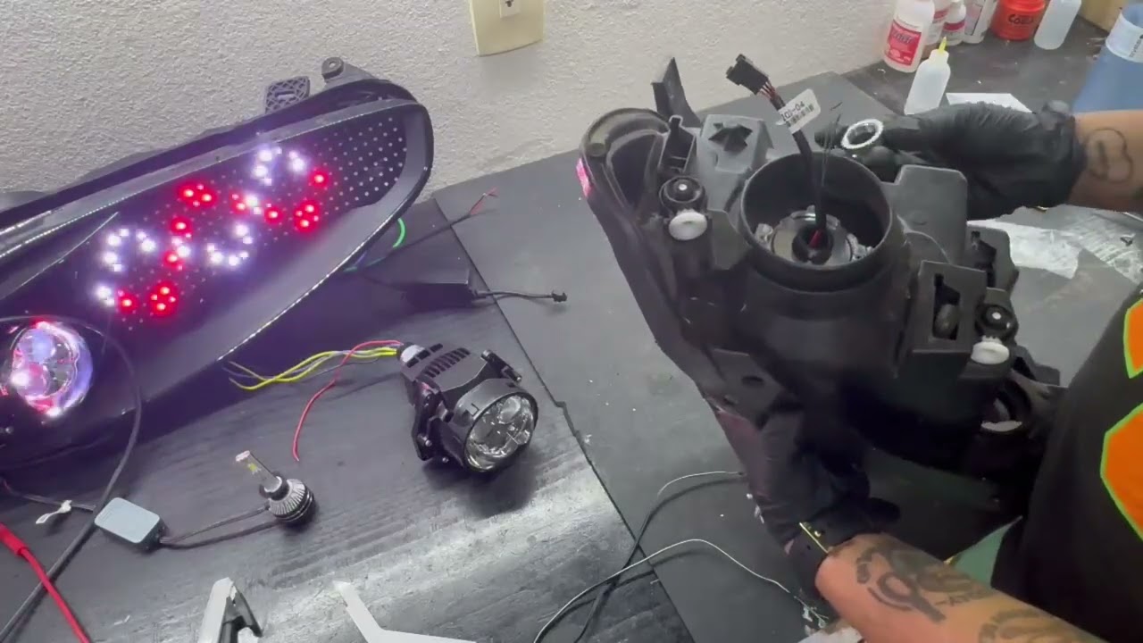 vídeo instalação gol g7 foco simples rjled projetos