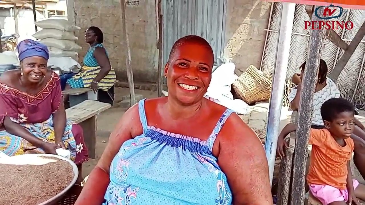 Christmas day in Denu market 