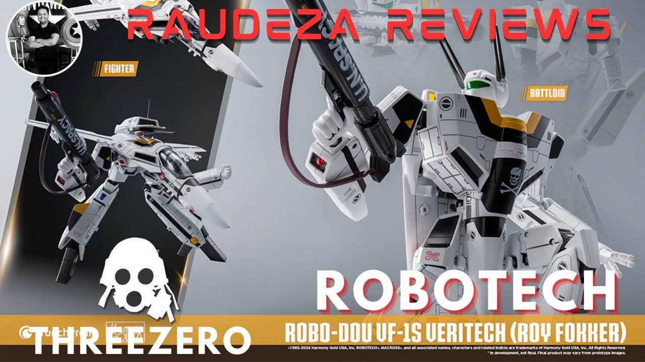 VF 1S Veritech  Roy Fokker Robo Dou ThreeZero Figure Review