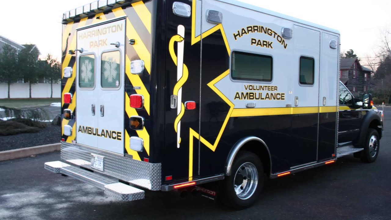 New Ambulance Delivery by VCI to Harrington Park 2013 Horton 603F Ford F450 4x4 15730
