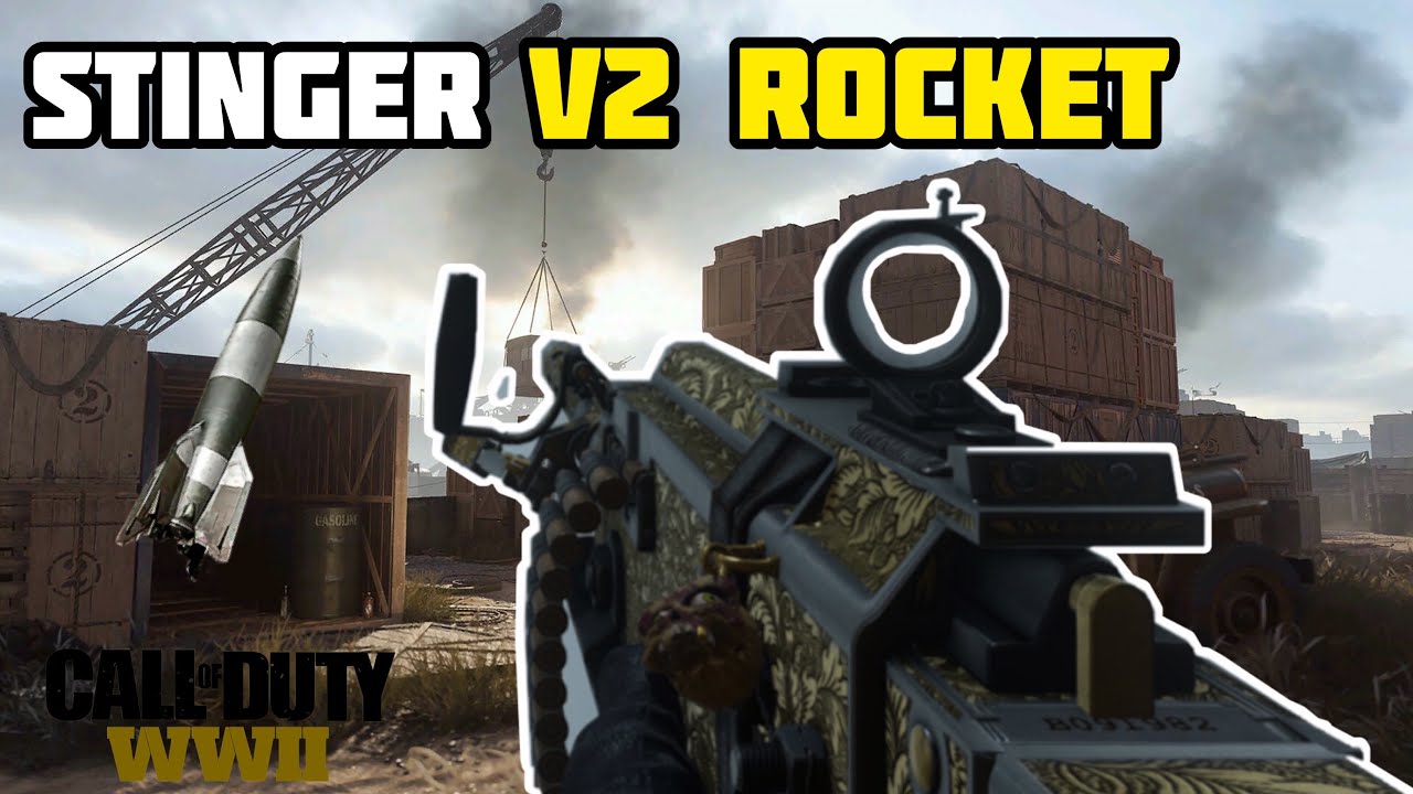 CoD WW2 - Stinger V2 Rocket Highlights
