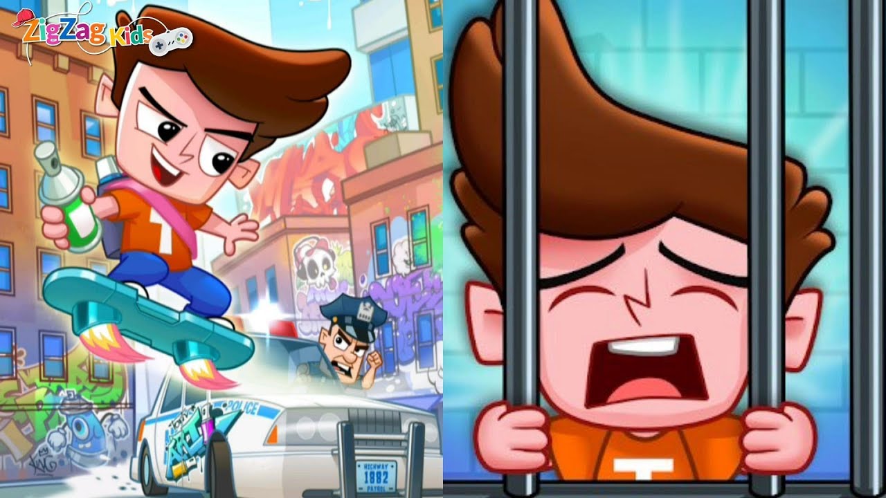 City Vandal | Spray & Run | TabTale | ZigZag Kids HD
