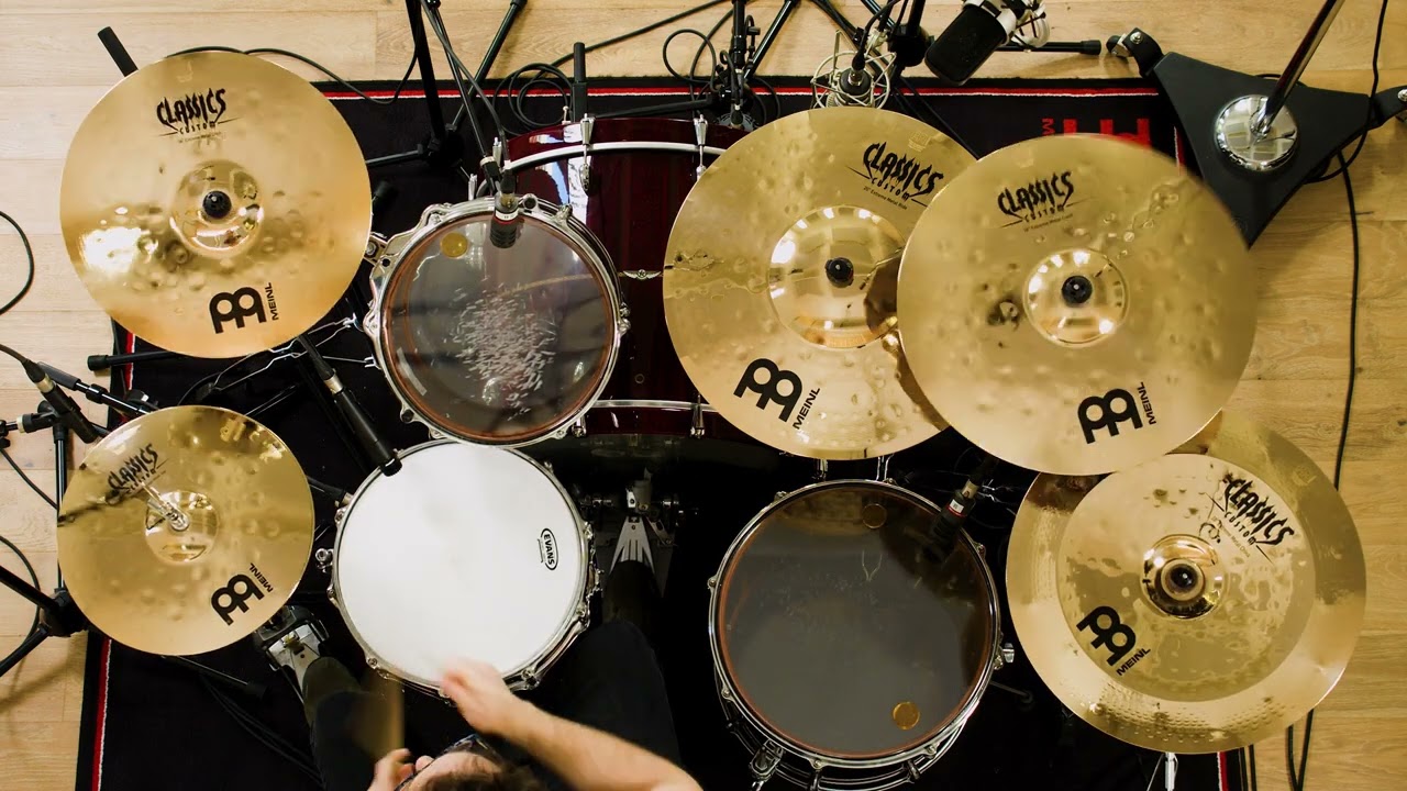 Classics Custom Extreme Metal Expanded Cymbal Set by Meinl Cymbals CCEM-CS1