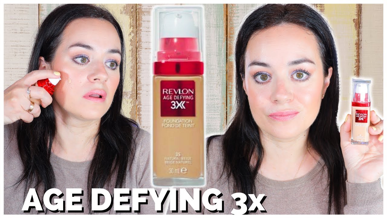 REVLON AGE DEFYING FOUNDATION | First impressions and Review | Ilinca Makeup