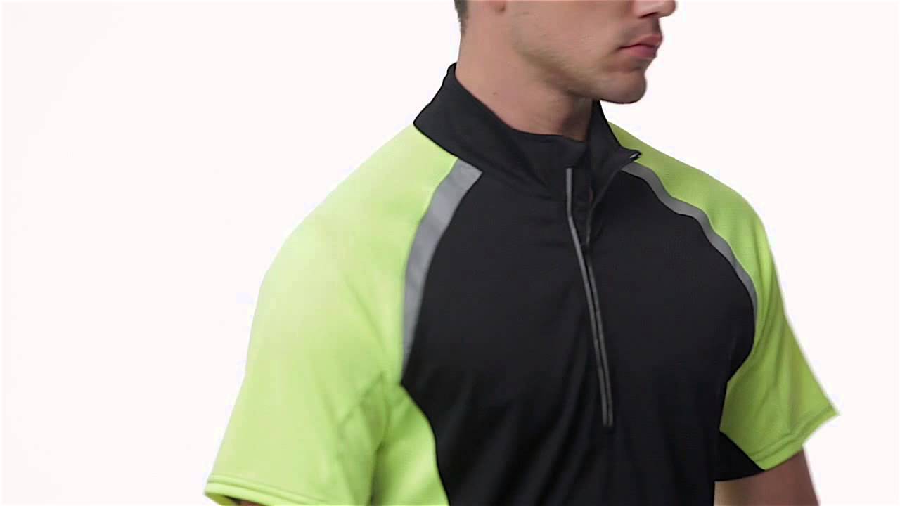 KK999 Gamegear&reg; Cooltex&reg; tour zip neck top