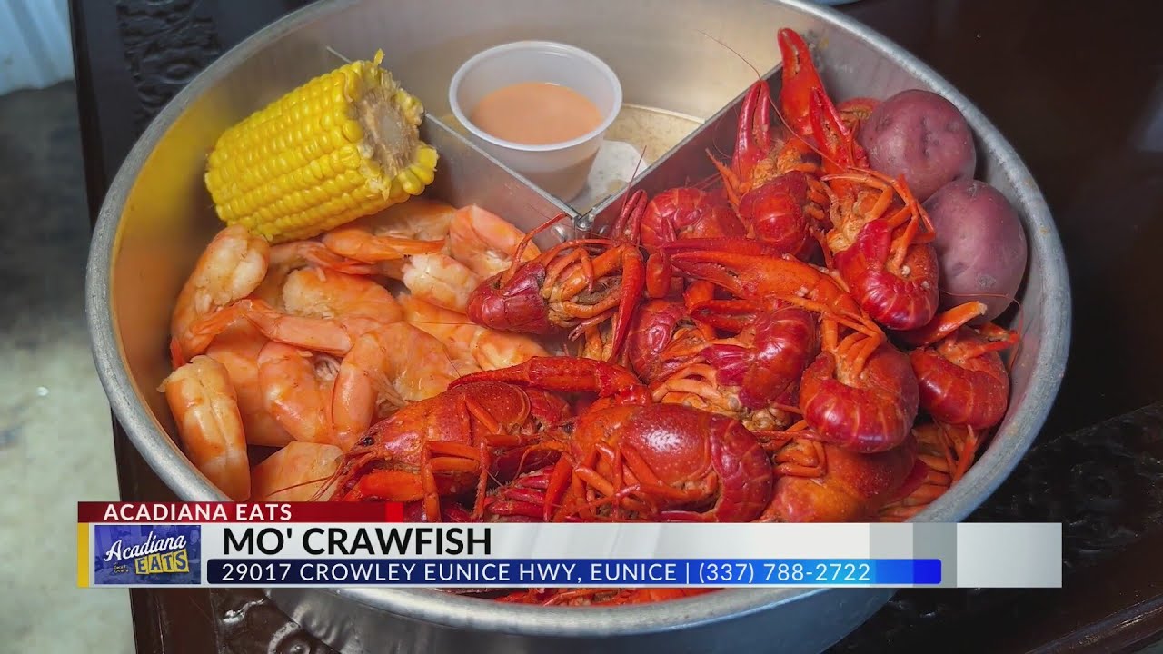 Acadian Eats visits Mo' Crawfish in Eunice.