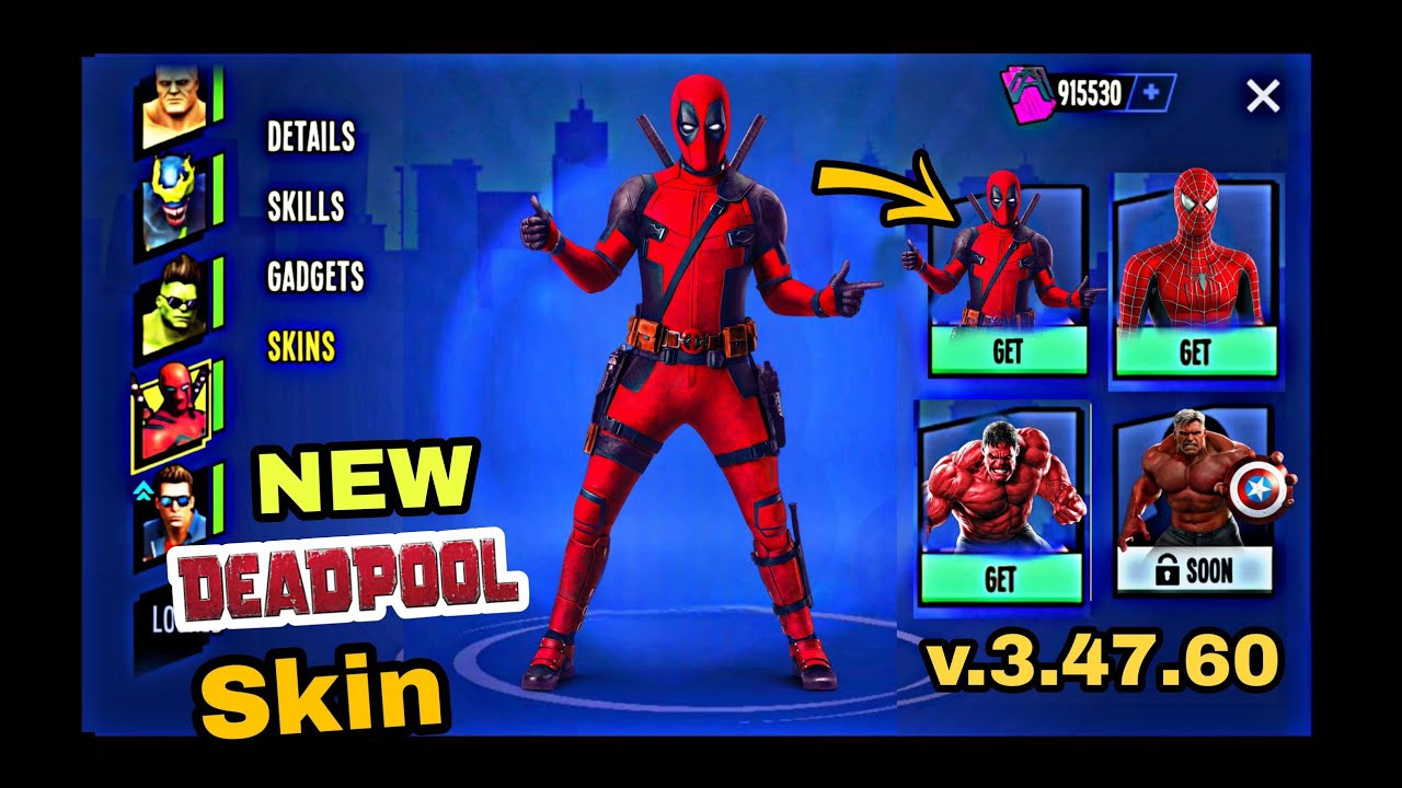 I Unlocked NEW DEADPOOL SKIN in spider Fighter 3 new update 3.47.60