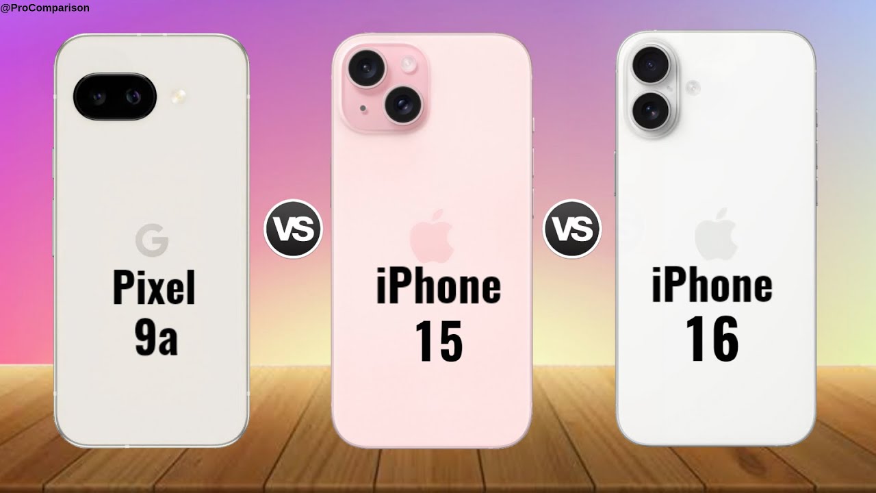 Google Pixel 9a vs iPhone 15 vs iPhone 16 || Full Comparison