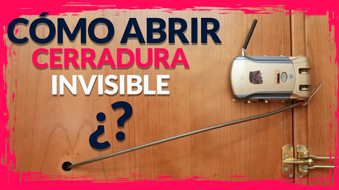 😱INTENTAMOS abrir una (CERRADURA INVISIBLE) y paso esto😧❗️increíble❗️