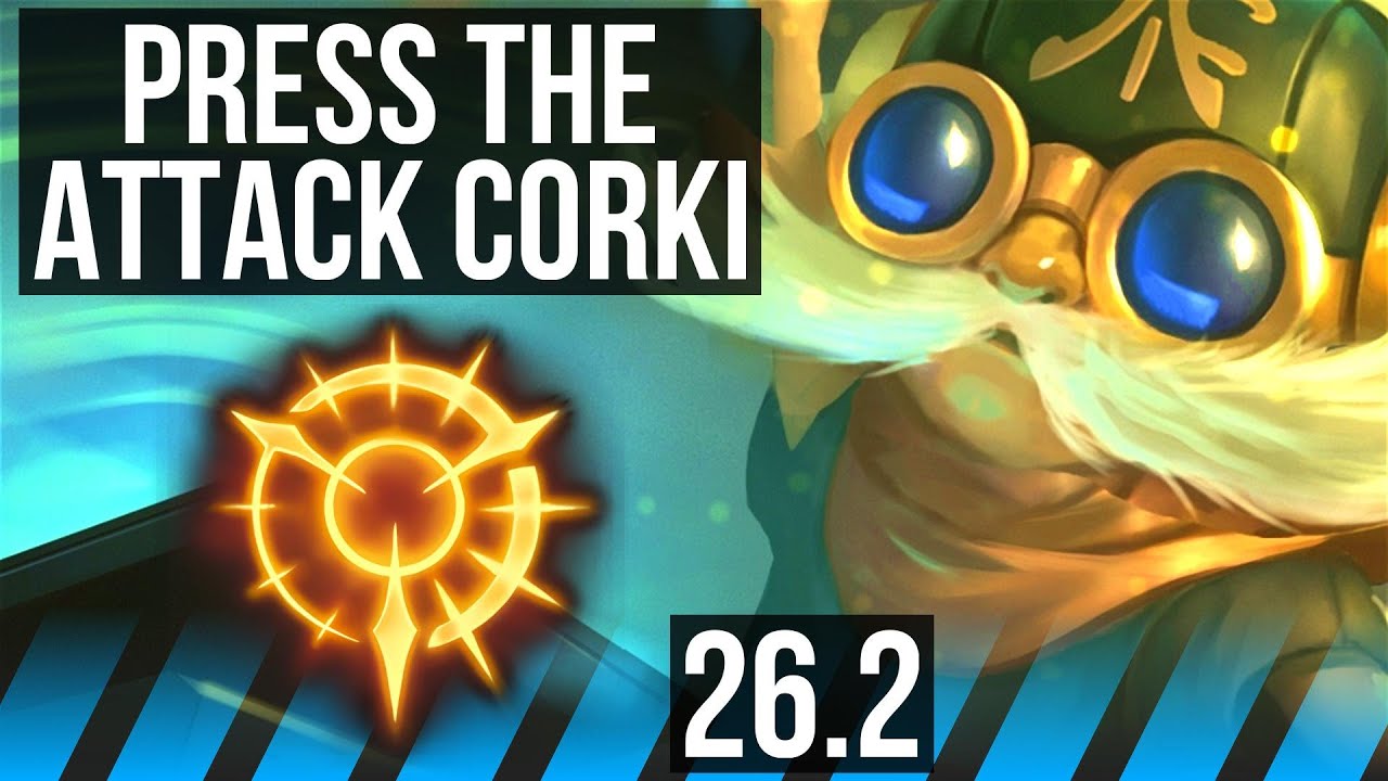 CORKI vs LEBLANC (MID) | Press The Attack | NA Grandmaster | 26.2