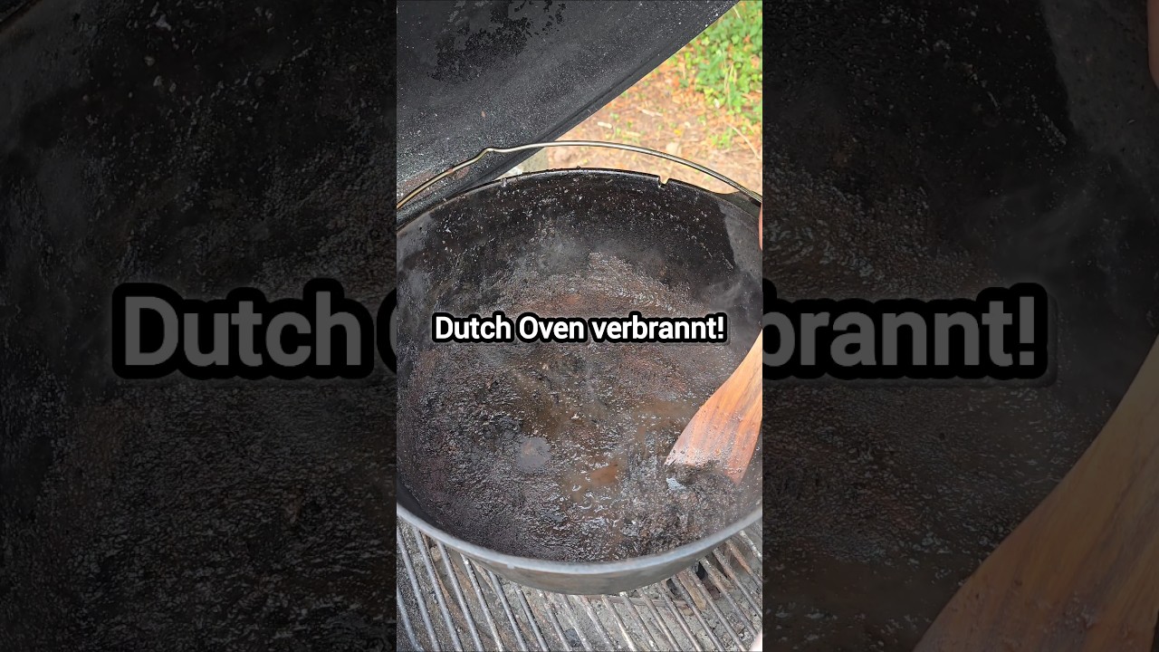 Dutch Oven verbrannt?! So bekommst du ihn wieder sauber#dutchoven #grillen #reinigen
