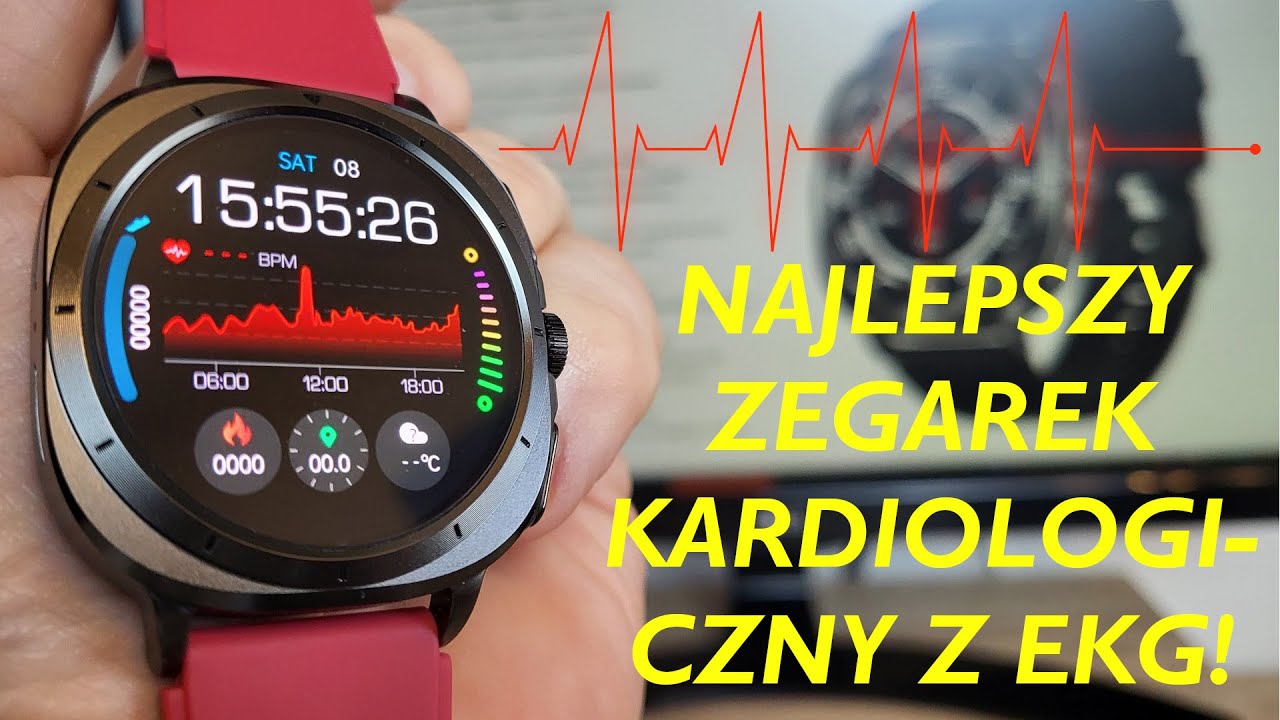 Najlepszy zegarek KARDIOLOGICZNY z EKG?! Kardiowatch EXON CARDIO LIFE pomiar ciśnienia krwi PULS.