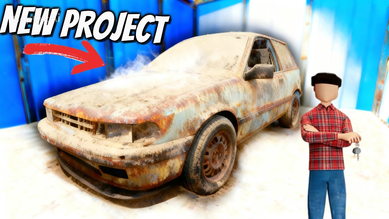 Abandoned Hatchback Left In A Garage?!(Mon Bazou)