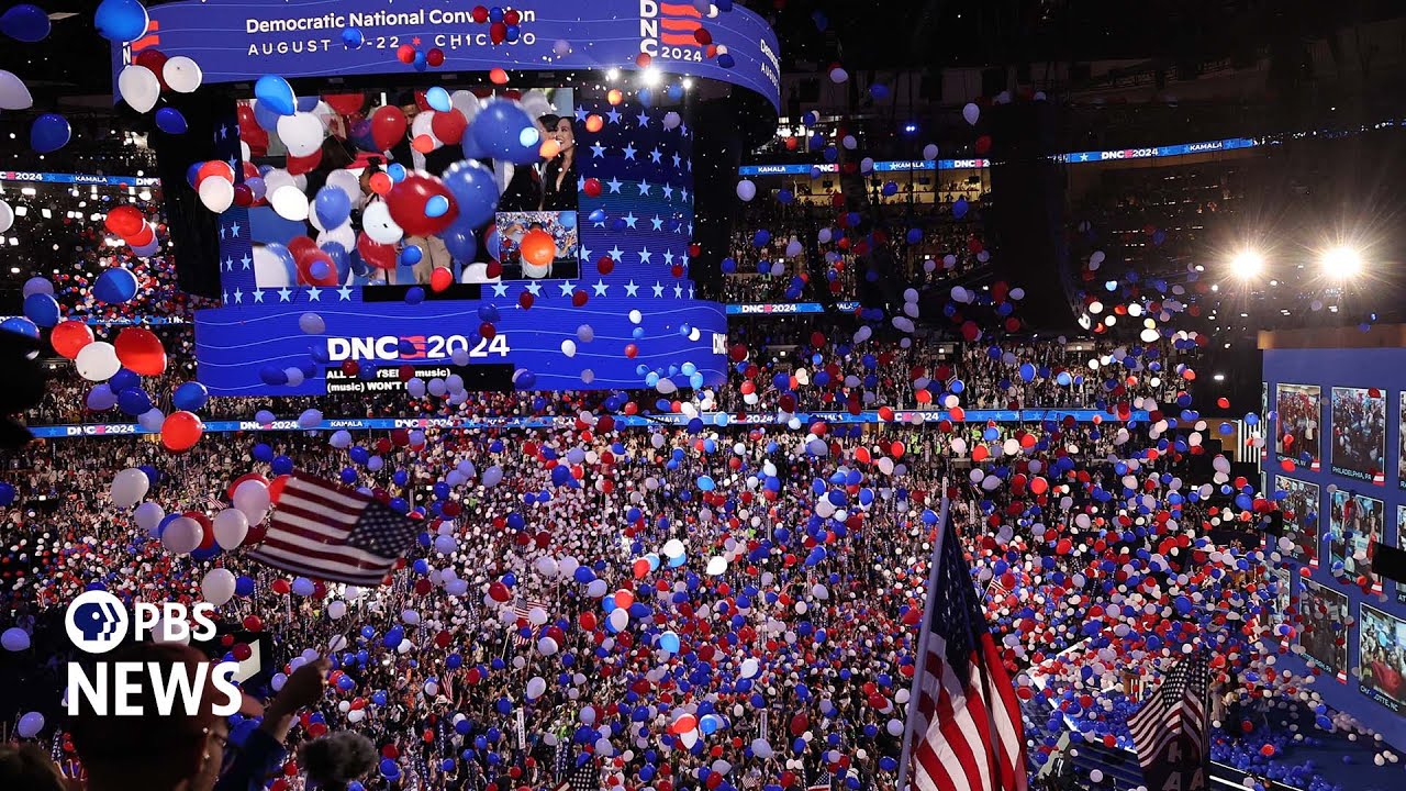 Watch the balloon drop from the convention floor in this 360-degree view.