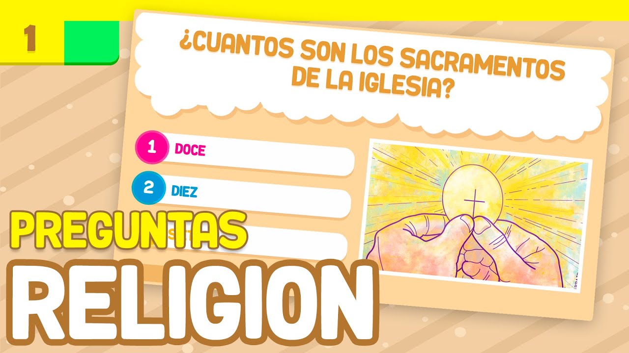 20 Preguntas sobre RELIGIÓN | Catecismo preguntas y respuestas | Estudiar la catequesis | BAZUM