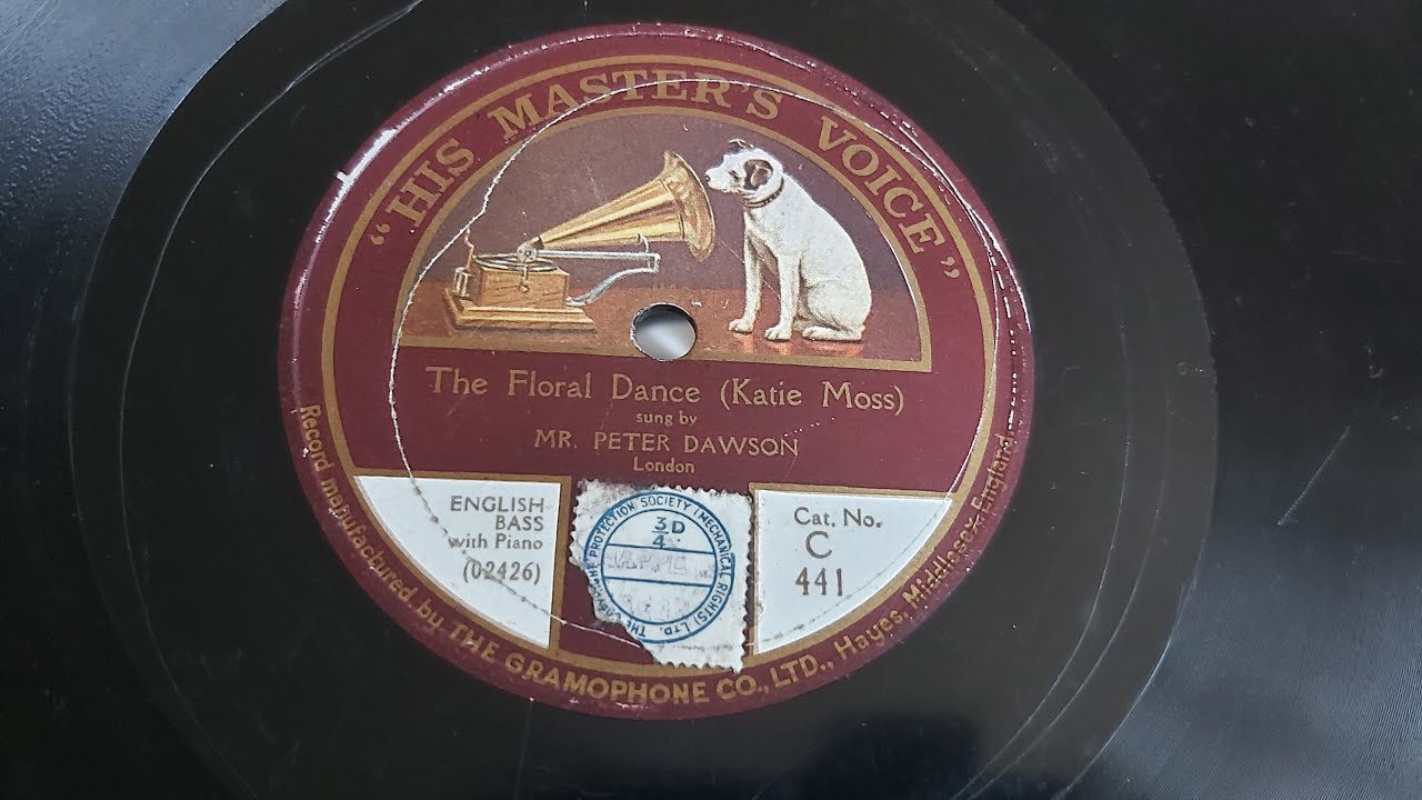 Mr Peter Dawson 'The Floral Dance'  1915 78 rpm
