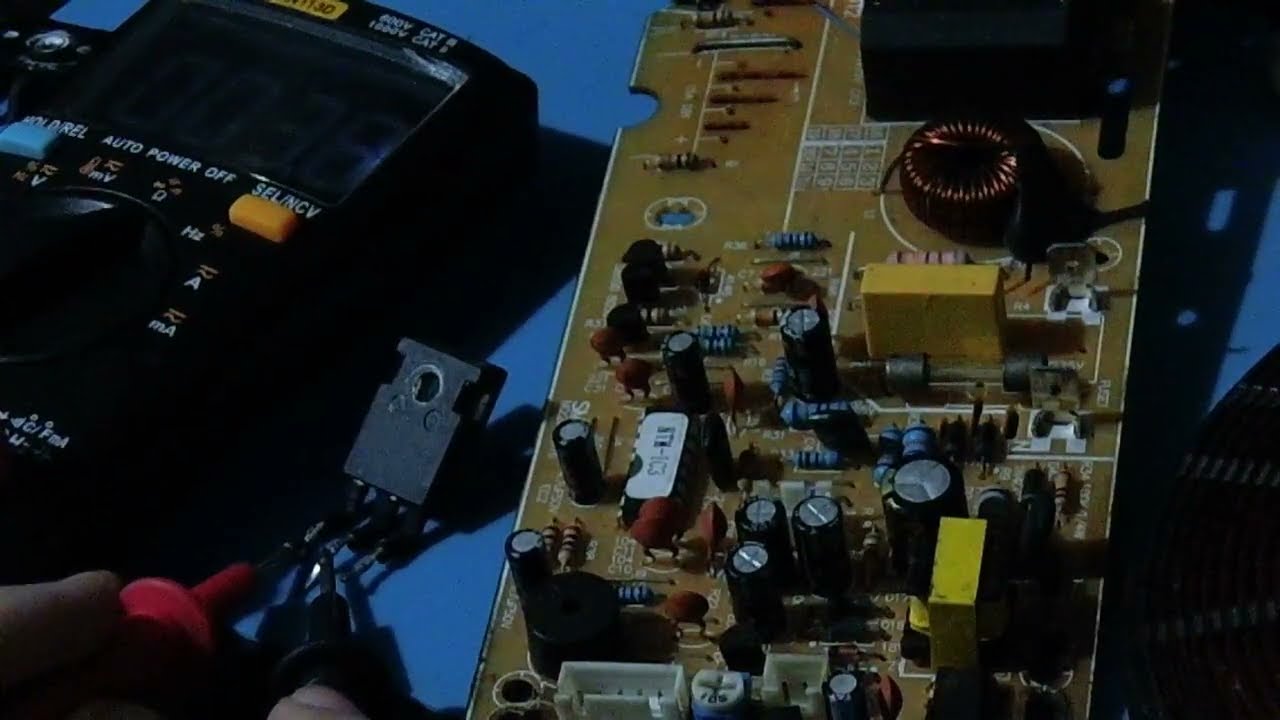 Induction Cooker No Power (Blown Fuse,shorted igbt and rectifier bridge diode)