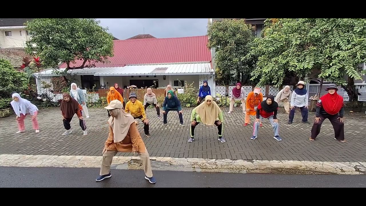 Senam & Hujan... ☔     Sabtu, 24 Januari 2026.