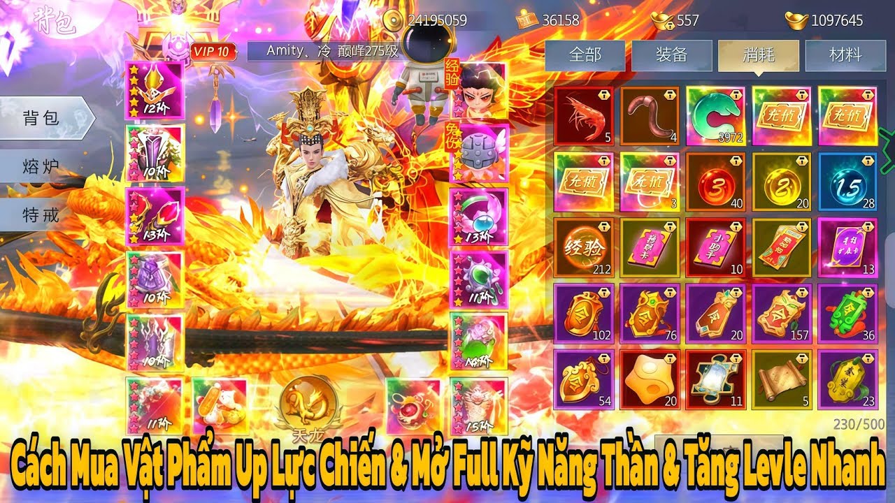 Kiếm Khách Phong Lăng X7GAME - Cách Mua Đồ Up Lực Chiến Và Tăng Nhanh Level Mở Full Kỹ Năng Thần