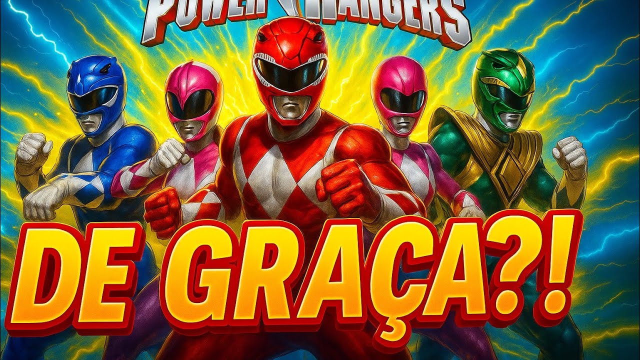 VOCÊ VAI SURTAR! Power Rangers Está DE GRAÇA e QUASE NINGUÉM SABE!